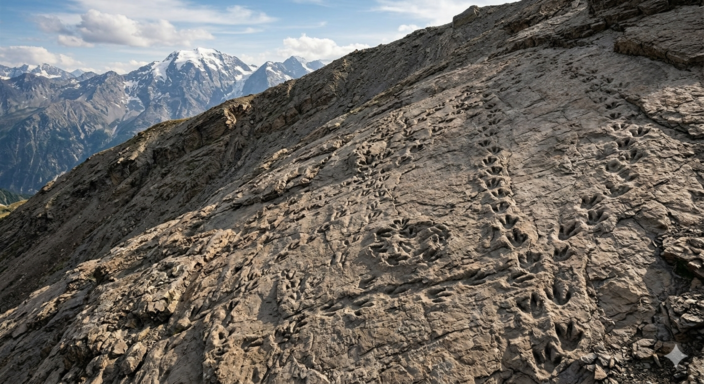 İtalya’da Büyük Keşif: Binlerce Dinozor Ayak İzi Bulundu